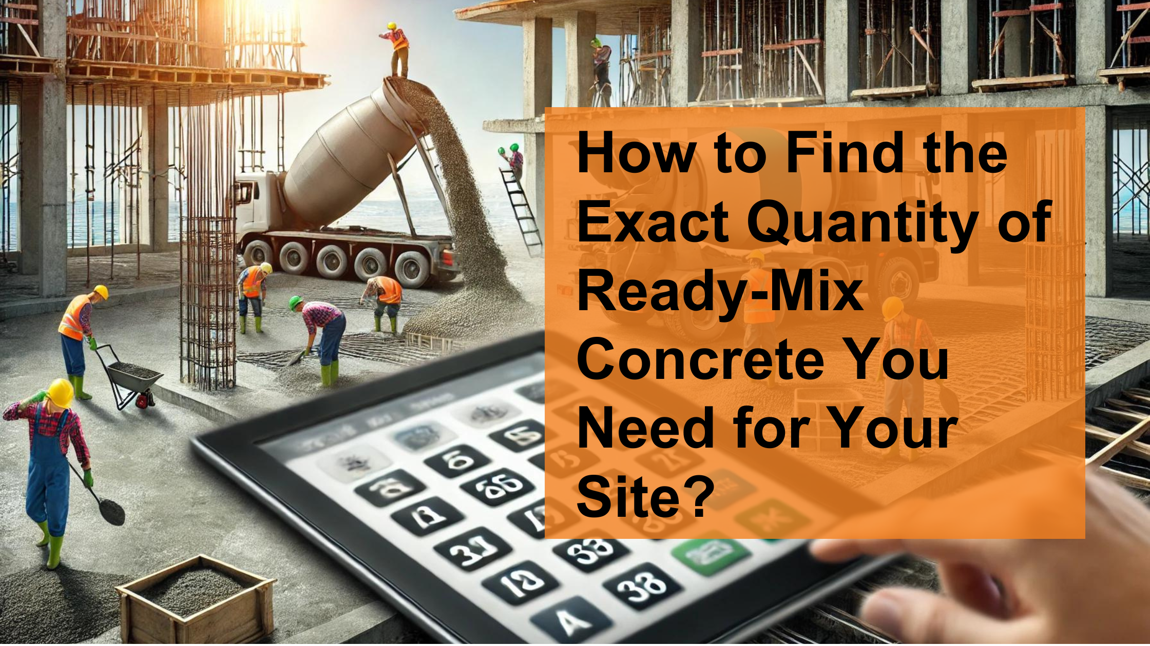 How to Find the Exact Quantity of Ready-Mix Concrete You Need for Your Site